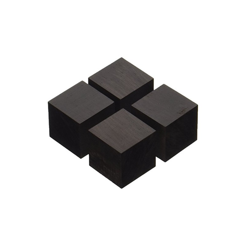 Yamamoto Acoustics Craft Cube Base African Ebony Wood (4 Pieces)