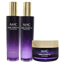 AHC Expert Prime Basic 3 Piece Set 1 Skin, 1 Lotion, 1 Cream / AHC 엑스퍼트 프라임 기초3종 세트 스킨 1개 로션1개 크림 1개