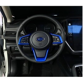 TADOKAPATU New Model Subaru Crosstrek Impreza GU Series Steering Panel Steering Cover Handle Switch Cover Garnish Accessory Scratch Prevention Interior Parts Easy Installation ABS Resin 3PCS crosstrek