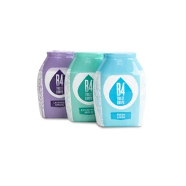 B4 Toilet Drops Toilet and Bathroom Deodorizer Drops, 3 Count, 2 Ounce Bottles (Variety Pack)