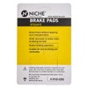 NICHE Brake Pad Set for Yamaha V Star 1100 FZ6