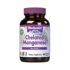 BlueBonnet Nutrition Albion - Manganeso quelado, quelato de aminocidos, sin soja, lcteos y gluten, sin OMG, certificado Kosher, vegano, 90 unidades   