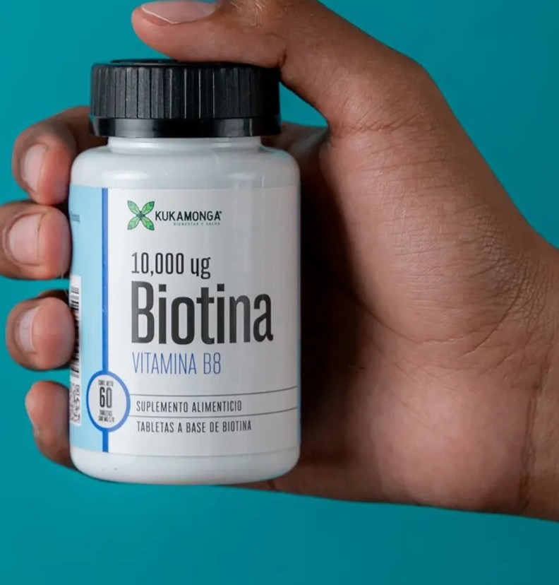 Biotina 10,000 Mg - 60 Cápsulas Sin Sabor