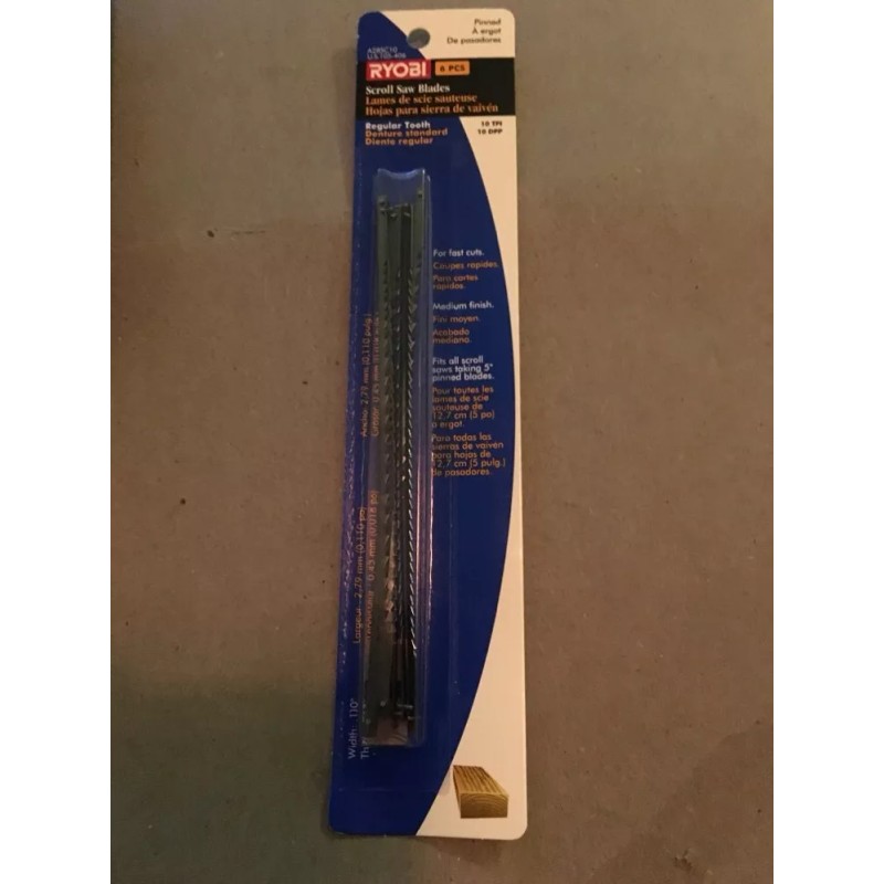 Ryobi Scroll Saw Blades 6 pieces