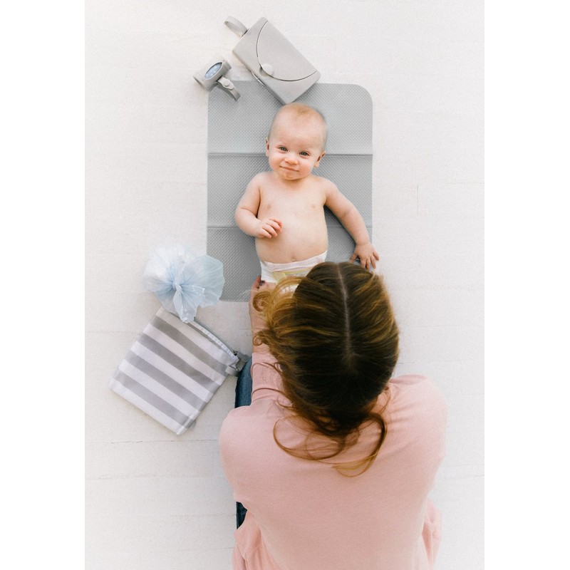 Ubbi On-the-Go Diaper Changing Baby Mat, Soft and Comfortable Diaper