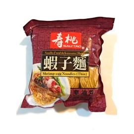 Sautao Shrimp-Egg Noodles(Thin) 16 Oz-2 Pack
