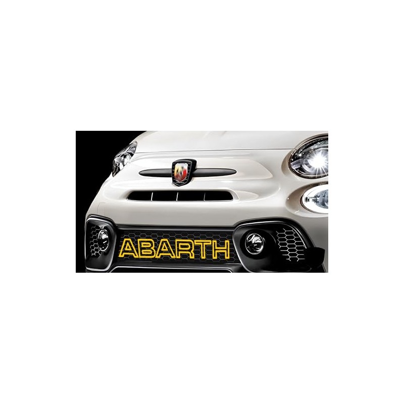 Abarth Lettering for Front Grille - Fiat 500 Radiator Grill