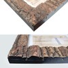 IKEREE 8x10 Rustic Wood Picture Frame with Real Bark，Solid Wood
