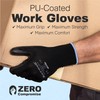 Raxwell 60-Pair PU Coated Work Gloves for Men and Women