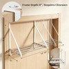 Over the Door Clothes Drying Rack 13"-23" Adjustable Heavy Duty