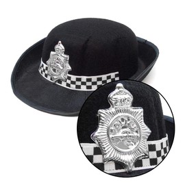 Paper Umbrella Adult Women's UK Police Officer Uniform Costume Accessories (5PC)