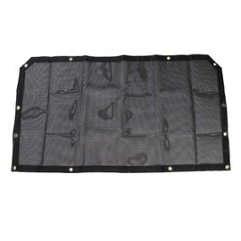 JeCar JL Sunshade Mesh Bikini Top Roof Sun Shade Exterior Accessories Compatible with Jeep Wrangler 2018-2023 JL JLU & 2020-2023 Gladiator JT, Black