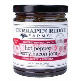 Terrapin Ridge Farms Hot Pepper Berry Bacon Jam – One 10.5 Ounce Jar