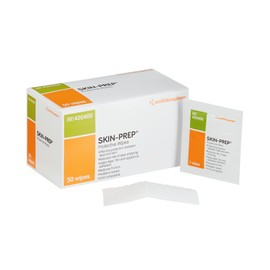 Smith+Nephew Skin-PREP◊ Wipes, Protective Dressing Wipes, Skin Barrier Film, Contains Alcohol, Box of 50