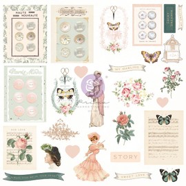 My Sweet By Frank Garcia Cardstock Ephemera 27/Pkg Shapes, Tags, Words, Foiled Accents -997052