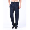 Zoulee New Men's Front Zipper Fly Open-Bottom Sweatpants Jogger Pants
