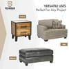TCHOSUZ 6 Inch / 15 cm Wooden Furniture Legs, Set