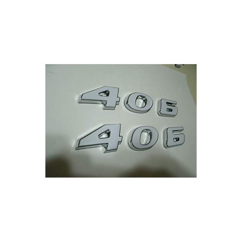 WHITE 406 ENGINE ID EMBLEMS SET OF 6 NUMBERS