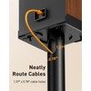 Perlegear Perlegear Universal Speaker Stands Pair with Cable Management, 33.6