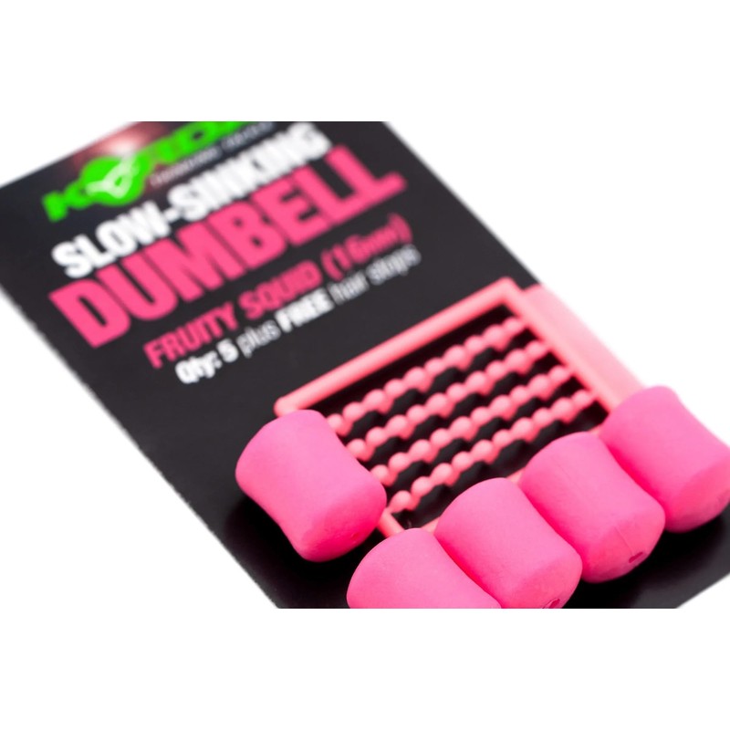 Korda Fake Food Slow Sinking Dumbell Fruity Squid Flavour (12mm)