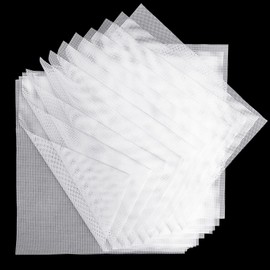 12 PCS Silicone Dehydrator Sheets, Premium Non Stick Silicone Mesh for Fruit Dehydrator, Tray Liner Reusable (14 x 14 in)