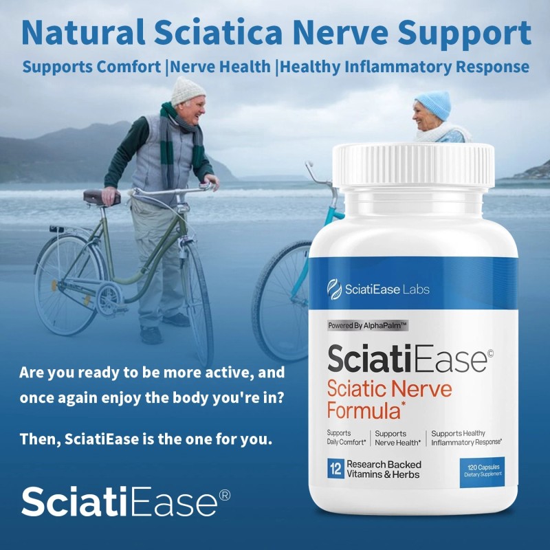 SciatiEase Labs Sciatic Nerve Formula- Build Muscle and Endurance, Improve