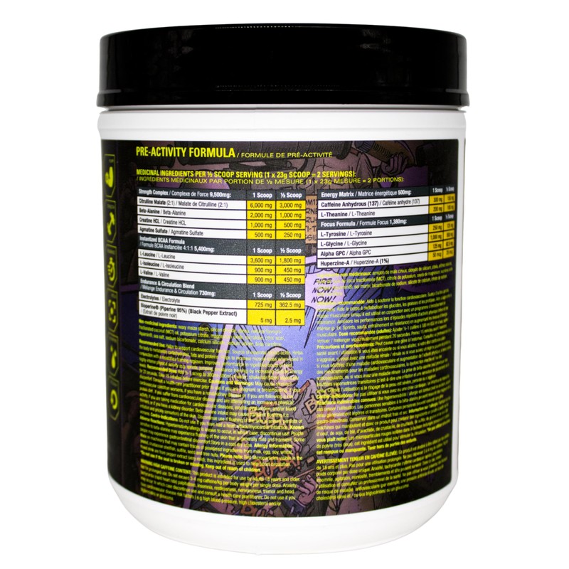 Havok-137 Anabolic Pre-Workout Supplement, Cotton Candy Grape Flavour, 570g, Limited