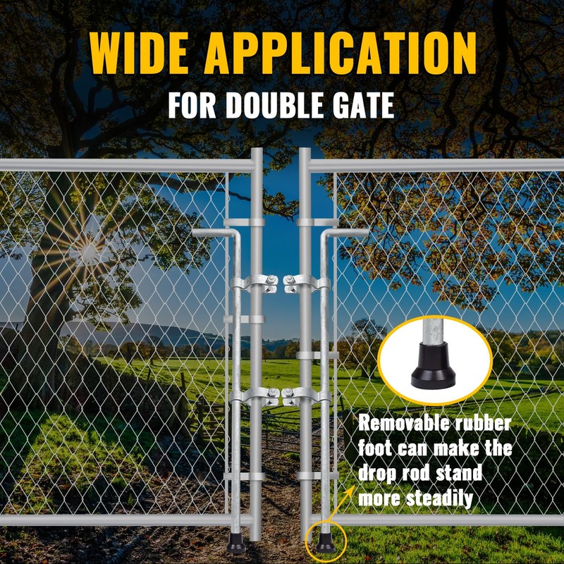 VIVIDA Gate Drop Rod 1-3/8" x 36" 2 Pack, Cane