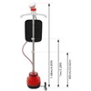 Standing Steamer with Ironing Board, 0.42Gallon Water Tank, Heats in