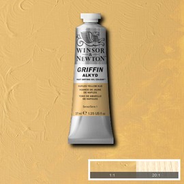 Winsor & Newton Griffin Alkyd Oil Paint, Naples Yellow Hue, 37ml Tube