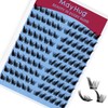Mayhug Natural Lash Clusters Left&Right 120pcs Eyelash Clusters D Curl