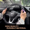 PINCTROT D Shaped Comfy Grip Steering Wheel Cover, Anti-Slip Design,