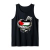 Palestine Heart Flag Palestinian Keffiyeh Palestine Tank Top