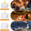 KOABY 12/24/50 Pack LED Tea Lights with 6H Timer, Auto