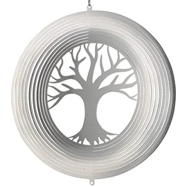 Stainless Steel Life Tree 300 – 152 cm Diameter: 27.5 cm/includes Wind Chime Mount
