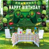 Happy Birthday Backdrop Banner Video Game Birthday Party Decorations Supplies