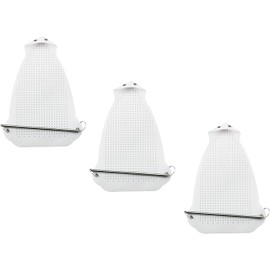 KONGWAY Paquete de 3 Fundas protector cubierta de Teflón antiadherente para Plancha cubierta protector de telas planchado cuidado de ropa ciudado de telas