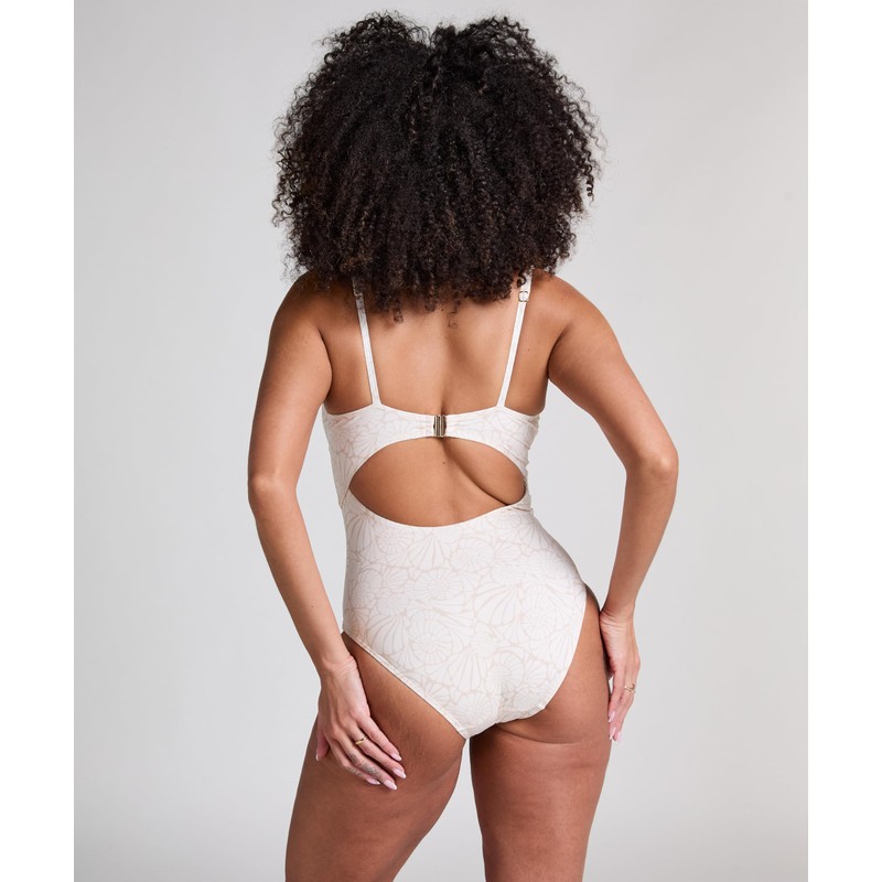 Hunkemöller Caicos Shaping Badeanzug - Fog - XL