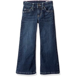 Wrangler Girls’ Western Boot Cut Jean, Dark Wash, 14 REG