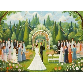 Rompecabezas de 300 piezas para adultos y familia, rompecabezas romántico, regalo de boda para bodas al aire última intervensión, formación de