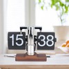 Flip Desk Clock, 24 Hours Mechanical Flip Clock, Retro Vintage