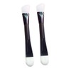 2Pcs Dual-Ended Silicone Face Mask Brush Set Soft Applicator for Mud and Clay Masks Suitable for Women Easy to Use Detachable Heads