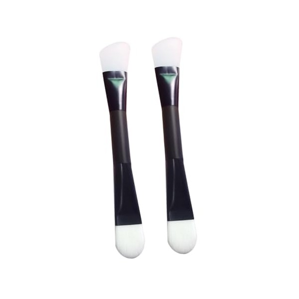 2Pcs Dual-Ended Silicone Face Mask Brush Set Soft Applicator for
