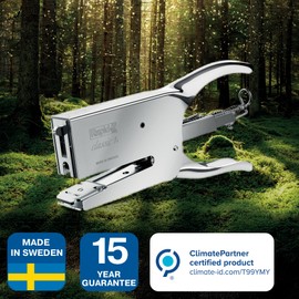 Rapid Classic K1 Stapling Pliers, 50 Sheet Capacity, Stapling and Pinning, Uses 24/6 and 24/8 mm Staples, Metal, Chrome, 10510601