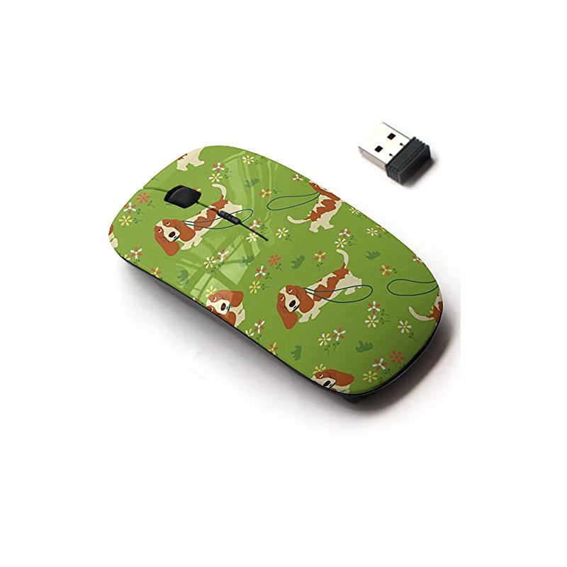 2.4G Wireless Mouse with Cute Pattern Design for All Laptops