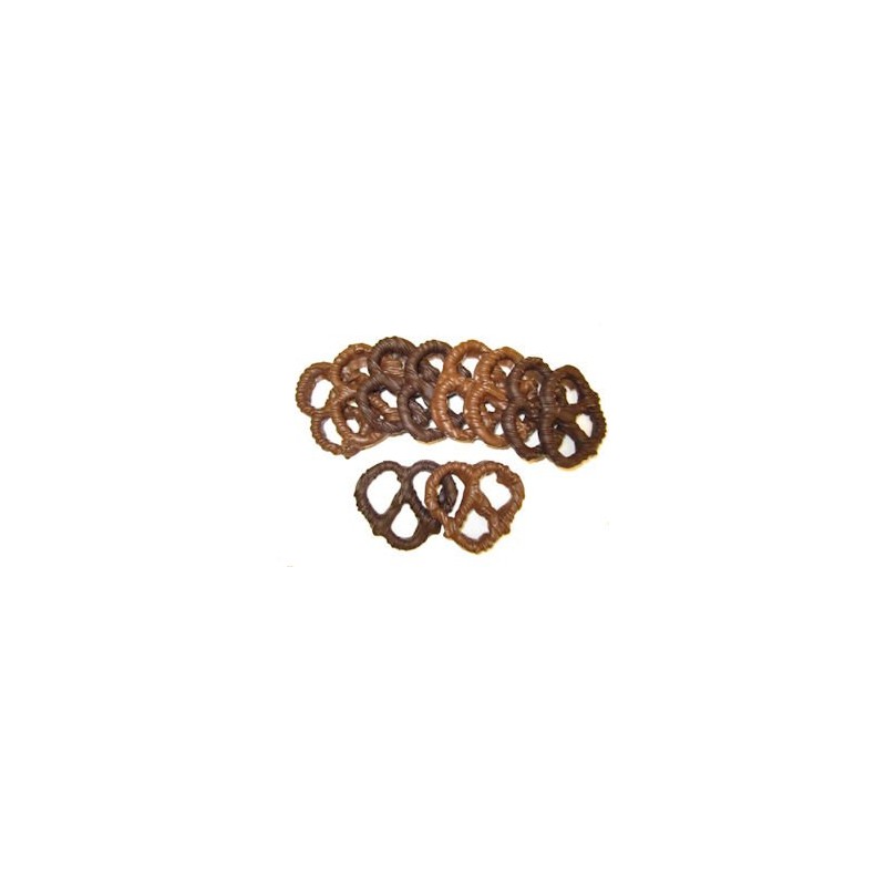 Wockenfuss Candies Chocolate Pretzels - Milk & Dark - 1lb