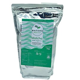 Matcha México Té Verde Matcha Orgánico en Polvo, Alto en Antioxidantes, Grado Gourmet, para Lattes y Bebidas (1 Kilo)                                 