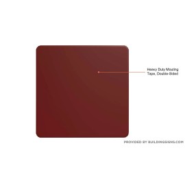 BUILDINGSIGNS.COM PH Floor Elevator Jamb Plate Sign with Braille and Raised Number-...-REF24-1027