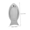 DOITOOL Fish Serving Platter Stainless Steel Fish Dish Fish Shaped