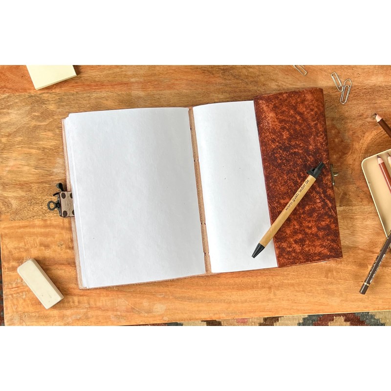 Gusti Leather A5 Leather Notebook Book Diary Sketch Book Photo